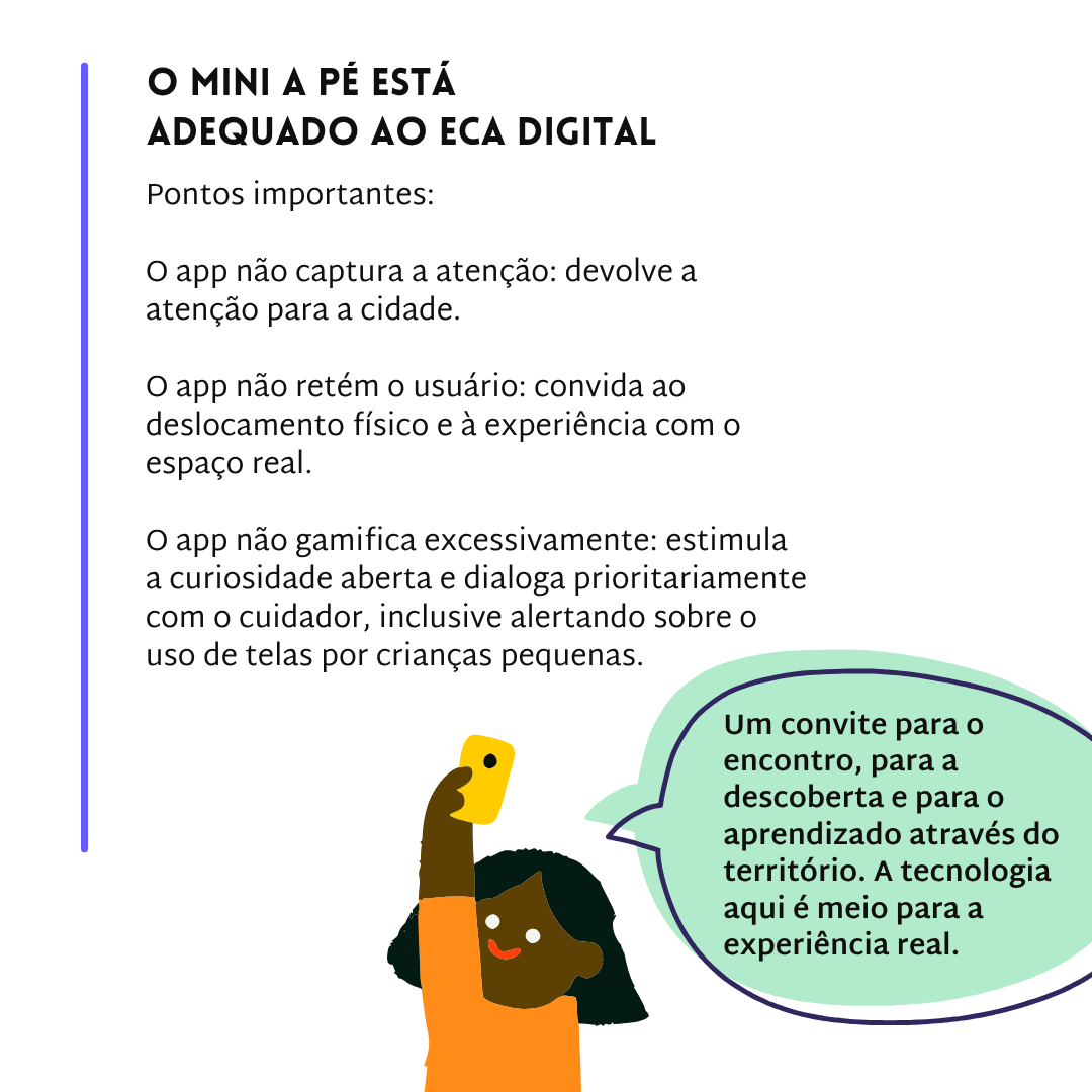 Sobre o Mini a Pé - Cartão 3